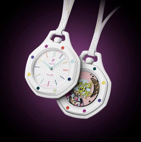 Royal Pop “Huit Blanc” A.P × Swatch