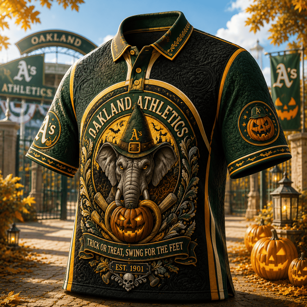 PREMIUM OKAA EMBOSS POLO SHIRT HQH