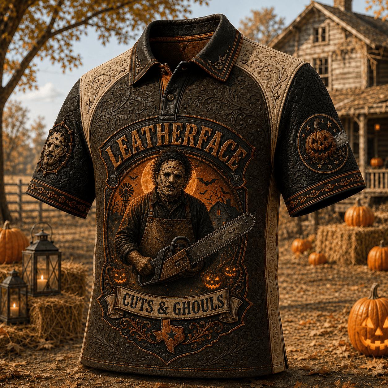 PREMIUM LTFA EMBOSS POLO SHIRT HQH