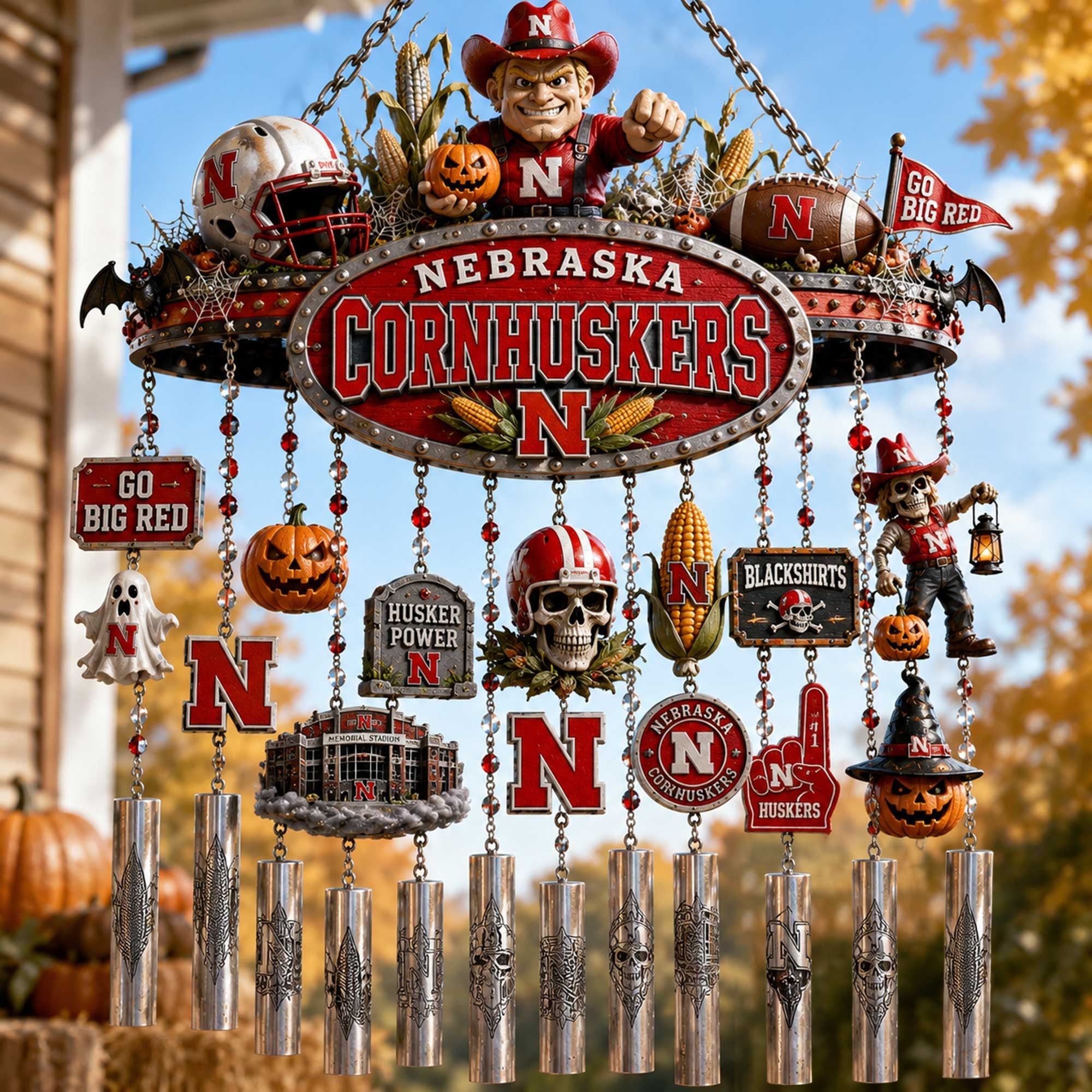 Premium NCH Halloween Wind Chime TNSM