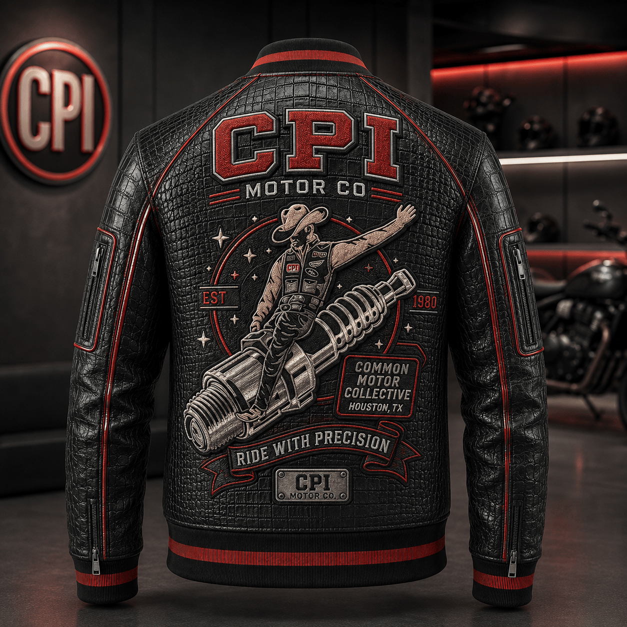 Premium CPI Leather Zipper Jacket TNSM