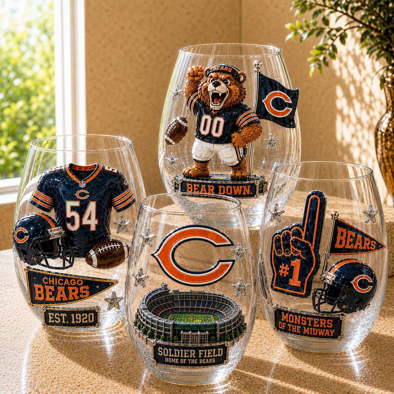Premium CCB Whiskey Glass Set TMH