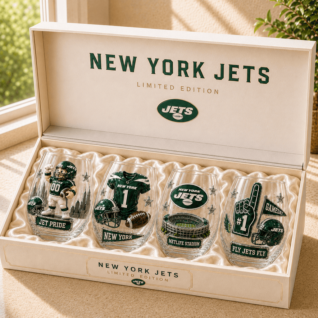 Premium NYJ Whiskey Glass Set TMH