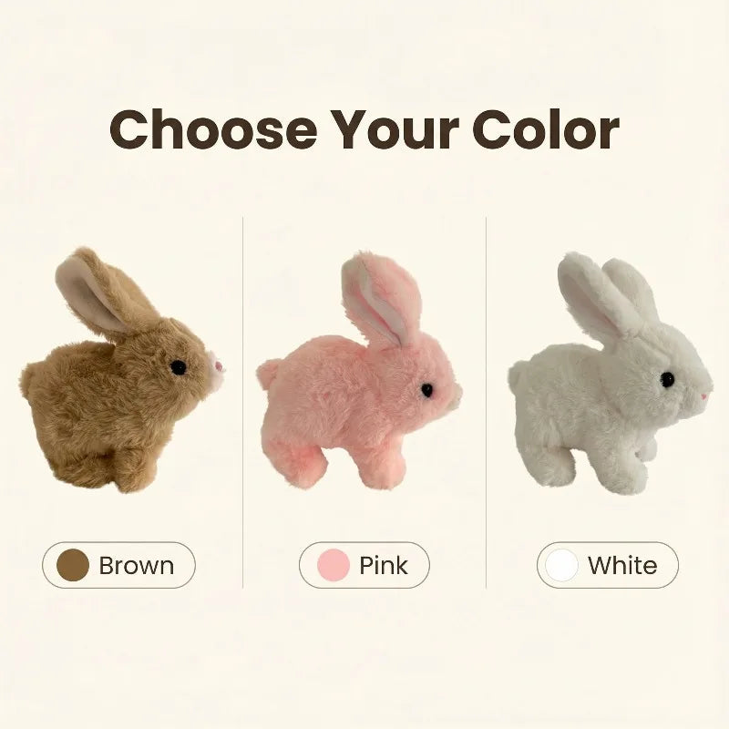 2026 Cross-border Explosions Will Be Called Talking Plush Electric Rabbit Simulation Pet Rabbit Plush Toy Wholesale