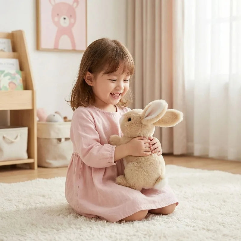 2026 Cross-border Explosions Will Be Called Talking Plush Electric Rabbit Simulation Pet Rabbit Plush Toy Wholesale
